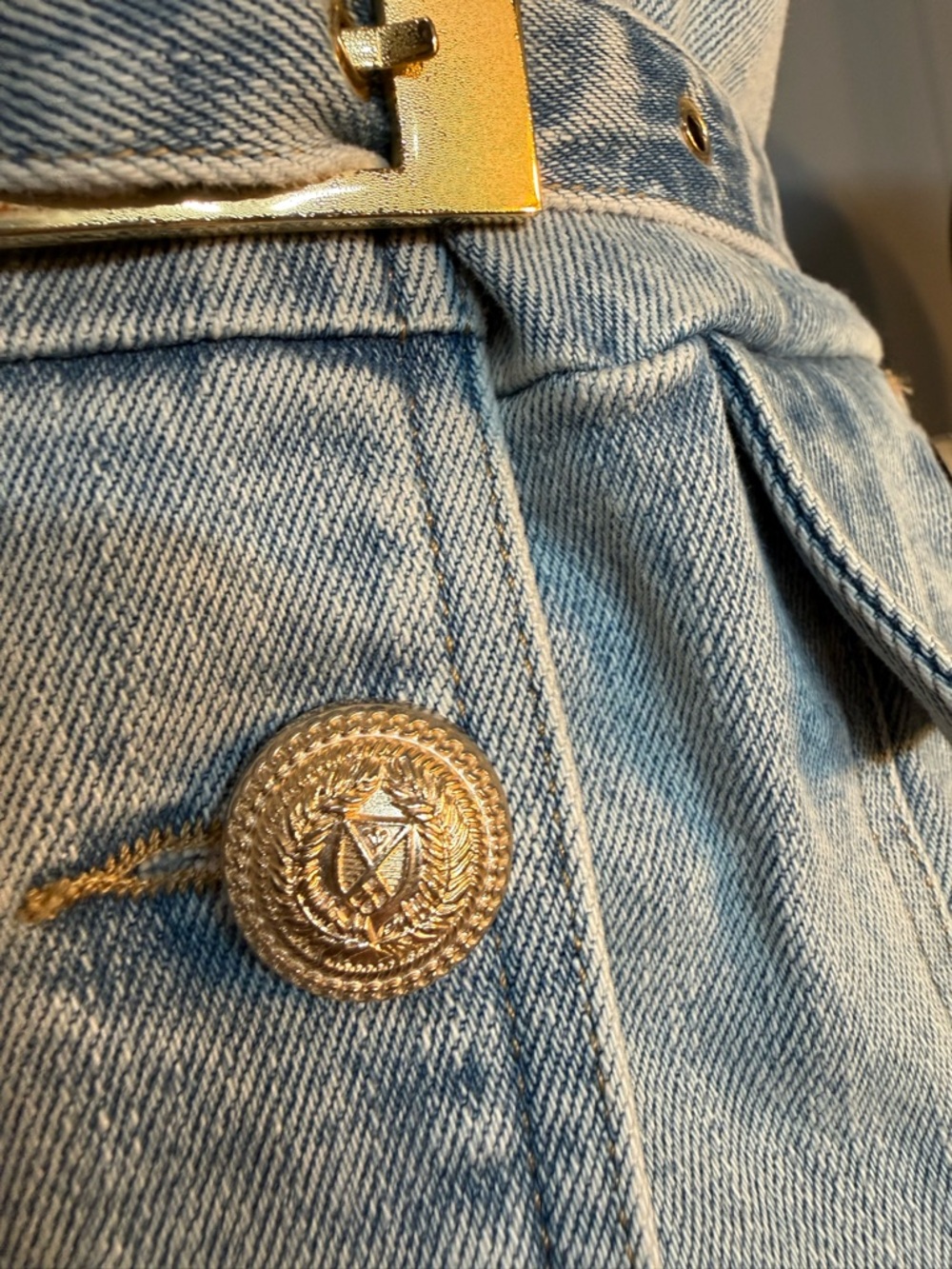 Generation Love Luey Denim Dress - XS NWOT - Picture 8 of 11